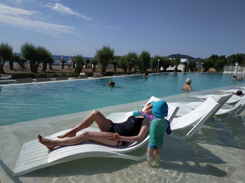 hotel Pegasos-bazén